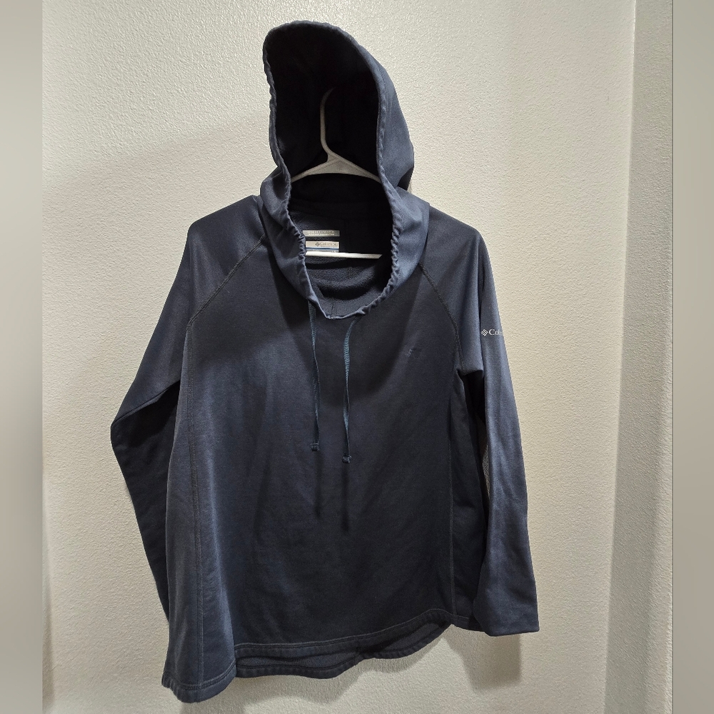 Columbia women's Omni wic Dark Gray Hoodie Sweatshirt size large